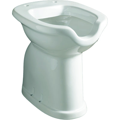 Inodoro de cerámica con descarga al suelo y apertura frontal serie alto Inodoro de cerámica con descarga al suelo y apertura frontal serie alto