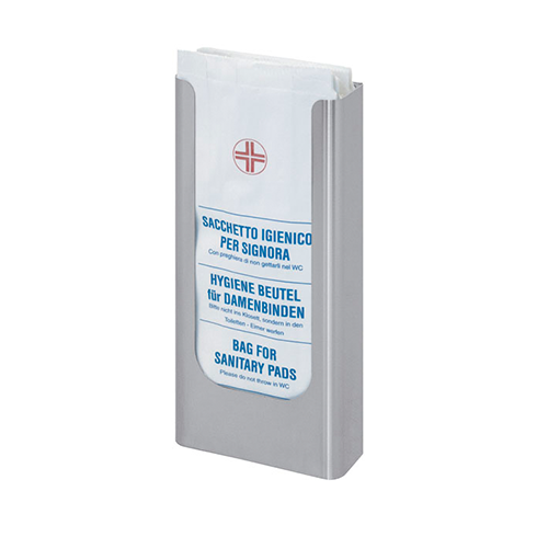 Placa cubierta con portabolsas higiénico Placa cubierta con portabolsas higiénico