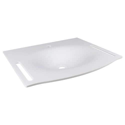 Lavabo blanco flat62av con soporte Lavabo blanco flat62av con soporte