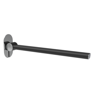 Barra inclinable con embrague para bloqueo vertical shade cm.60 negro mate / cromo Barra inclinable con embrague para bloqueo vertical shade cm.60 negro mate / cromo