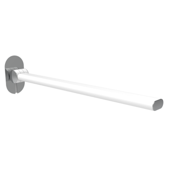 Barra inclinable con embrague para bloqueo vertical shade cm.75 blanco mate / cromo Barra inclinable con embrague para bloqueo vertical shade cm.75 blanco mate / cromo