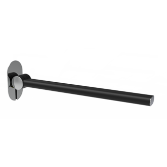 Barra inclinable con embrague para bloqueo vertical shade cm.75 negro mate / cromo Barra inclinable con embrague para bloqueo vertical shade cm.75 negro mate / cromo